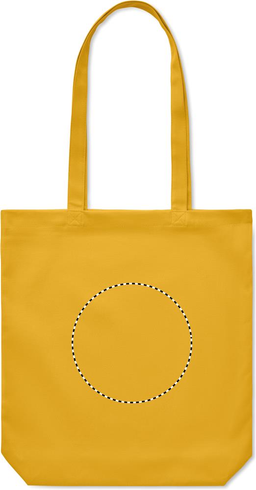 270 gr/m² Canvas shopping bag front embroidery 78