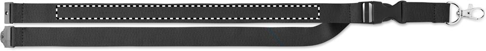 Lanyard cotton 20mm strap/s front 03