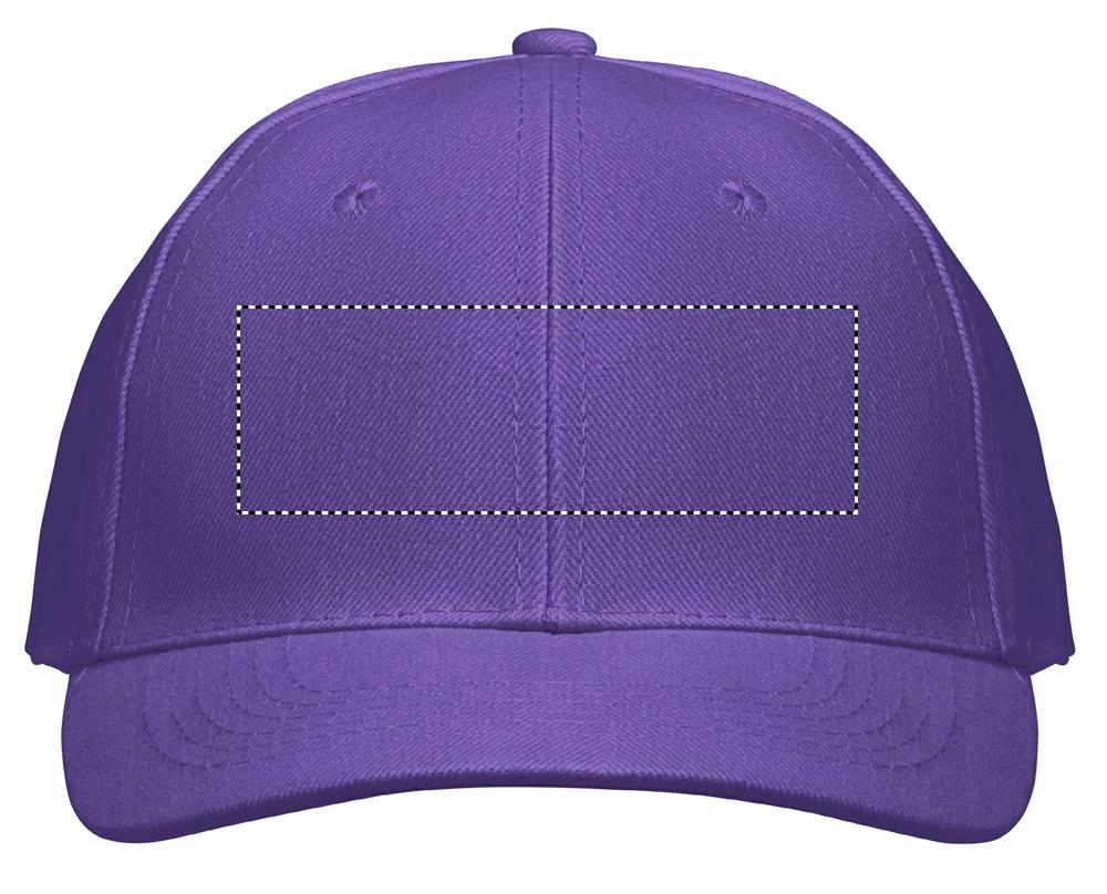 BUFFALO SIX PANEL CAP front embroidery da