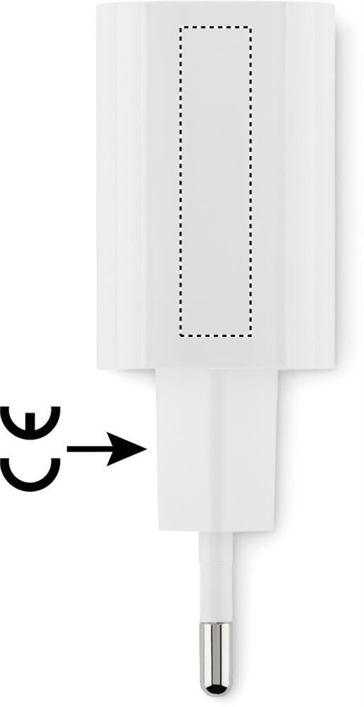Caricatore USB a 2 porte, 20W side 4 06