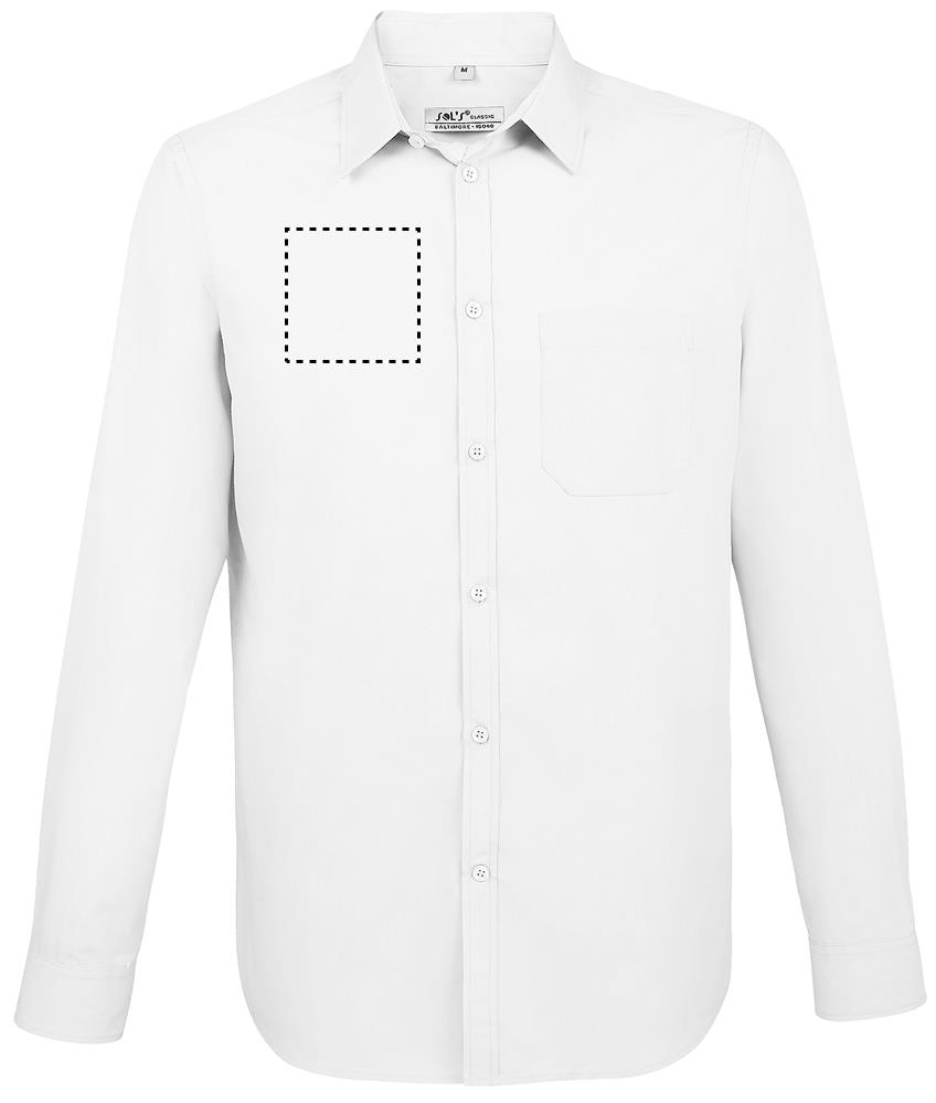 BALTIMORE FIT POPLIN SHIRT chest right wh