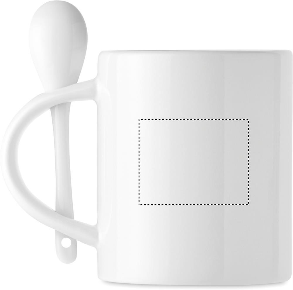 Ceramic sublimation mug 300 ml left handed 06