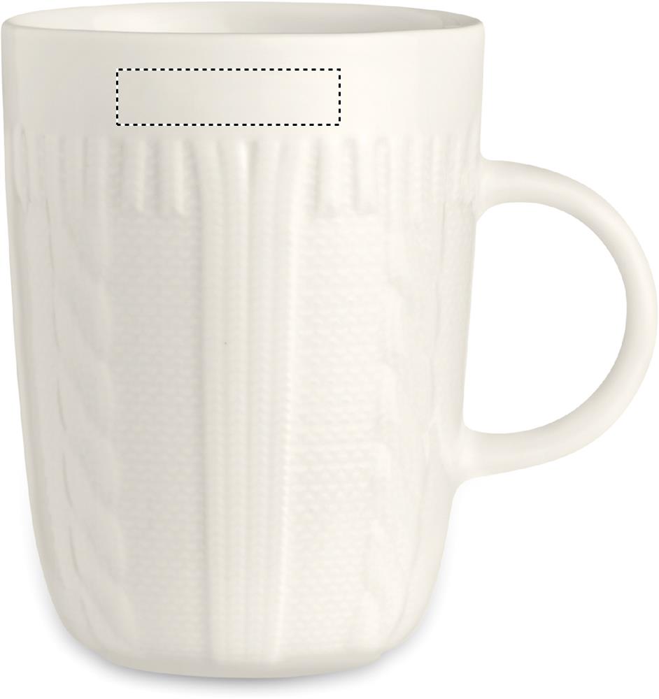 Ceramic mug 310 ml right handed 06