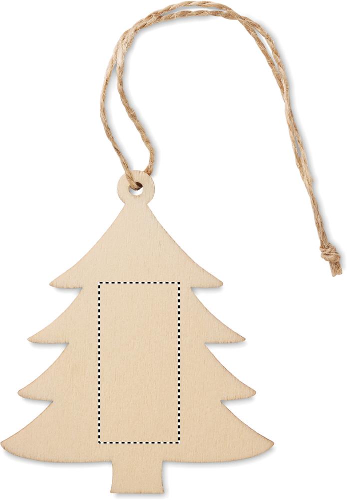 Wooden Tree shaped hanger front 40
