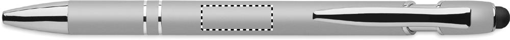 Penna in alluminio riciclato in line with clip 14