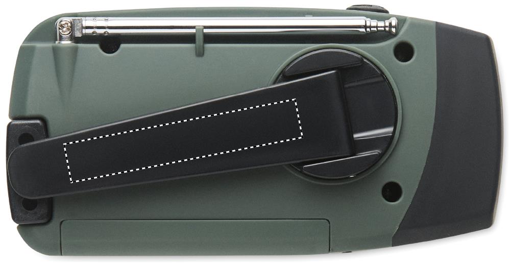 Radio portatile con torcia LED crank 60