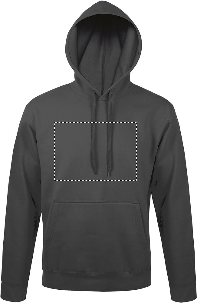 SNAKE Felpa uni cappuccio front dg