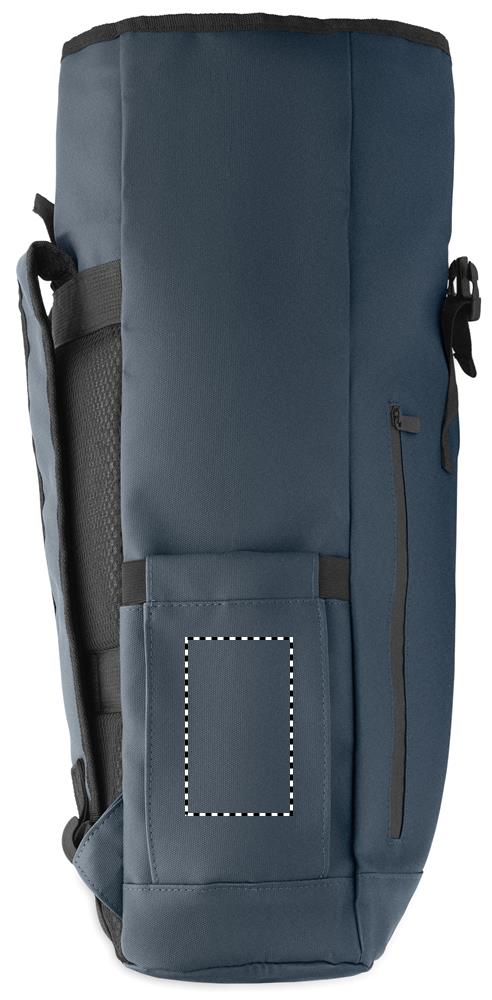 Zaino Rolltop per laptop 600D pocket left 04