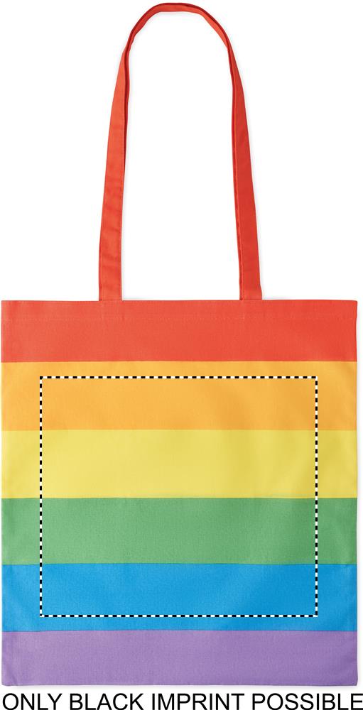 200 gr/m² cotton shopping bag back 99