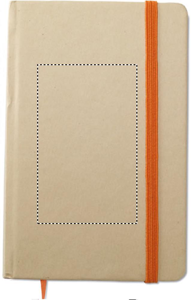 A6 recycled notebook 96 plain front 10