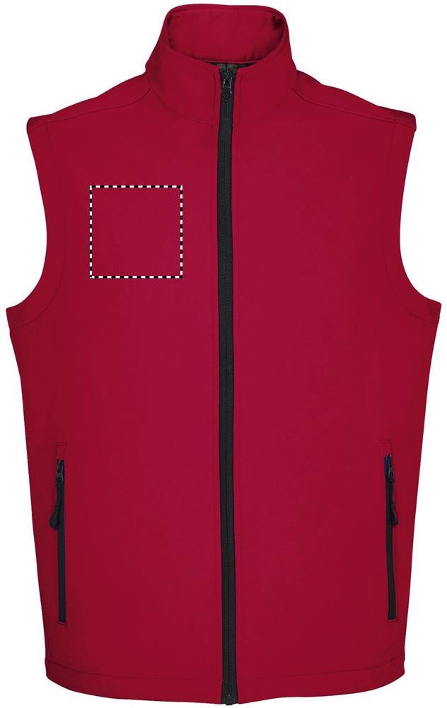 RACE BW MEN SOFTSHELL chest right pe