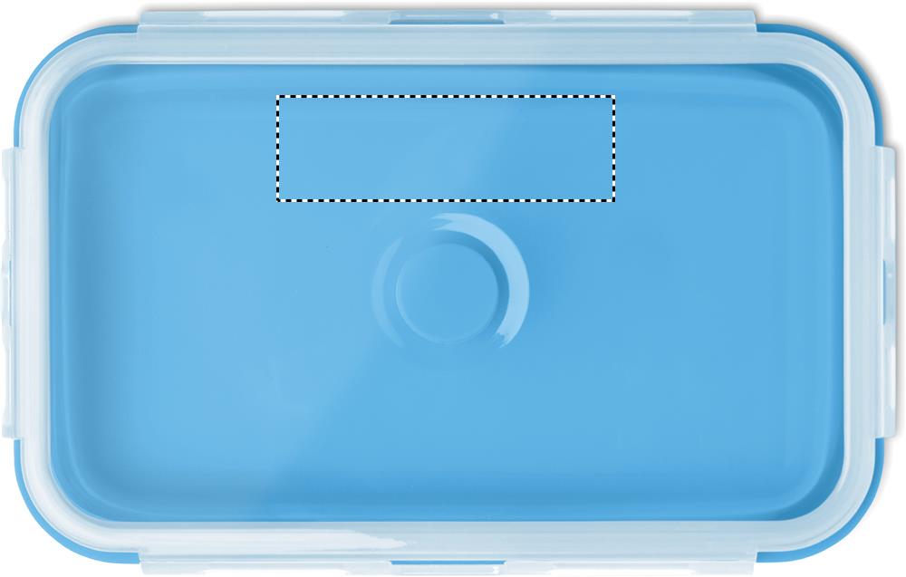 Collapsible silicone lunch box lid side 2 66