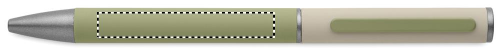 Recycled alu twist ball pen in line with clip 77
