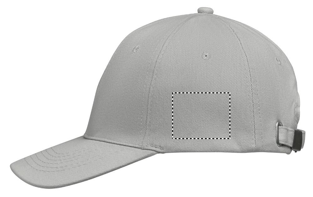 BUFFALO SIX PANEL CAP left side pg