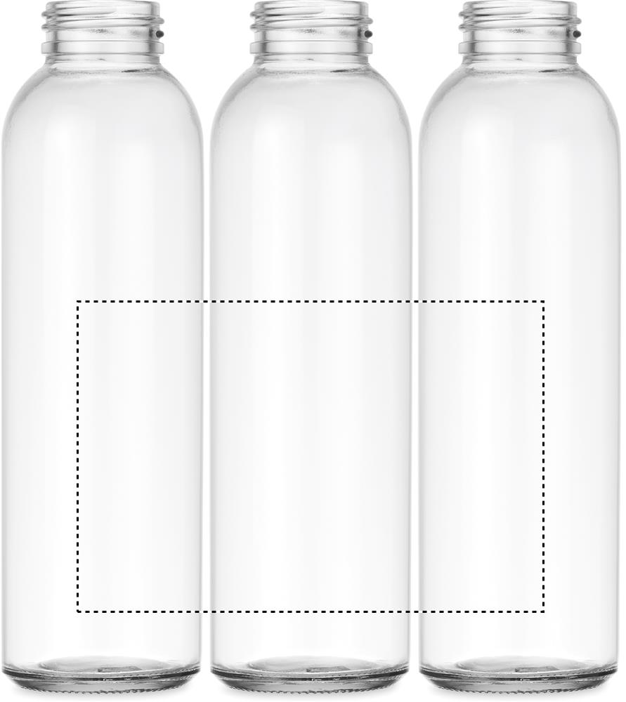 Glass bottle 500 ml roundscreen 15
