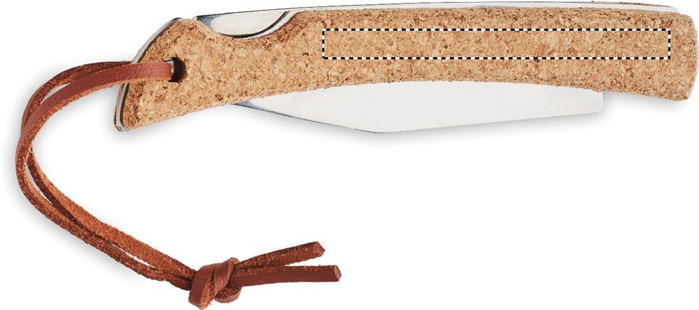 Foldable knife with cork right handed 13