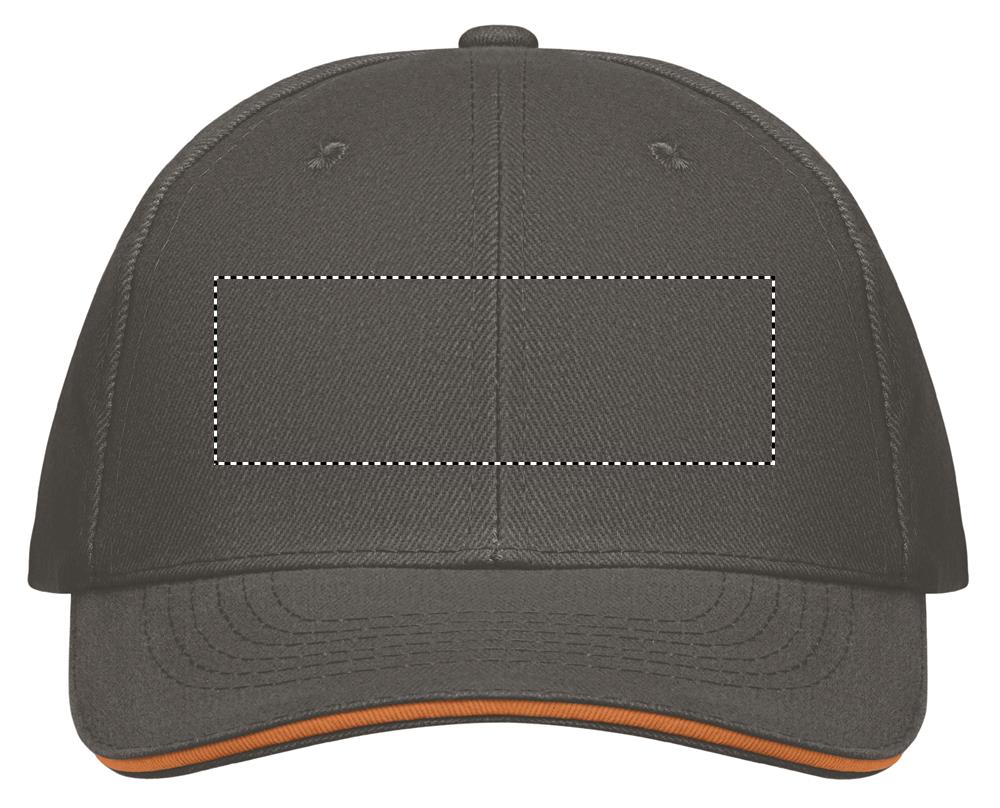 BUFFALO SIX PANEL CAP front embroidery do