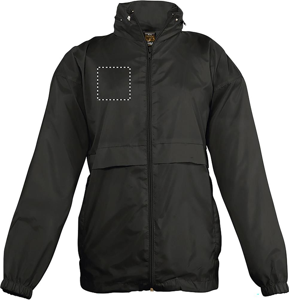SURF KIDS WINDBREAKER 210g chest right bk