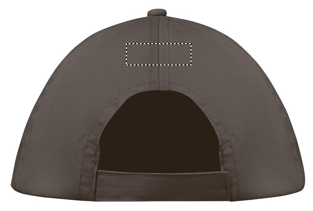 BUZZ FIVE PANEL CAP back dg