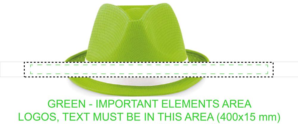 Coloured polyester hat band sublimation 48