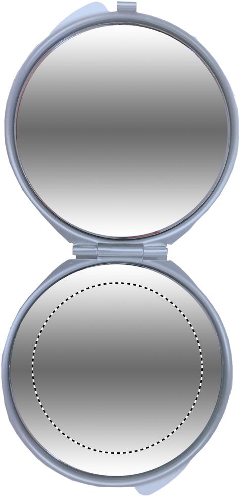 Specchietto in alluminio mirror bottom 16