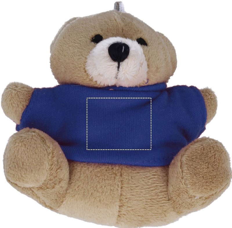 Orsetto peluche con portachiav front 04