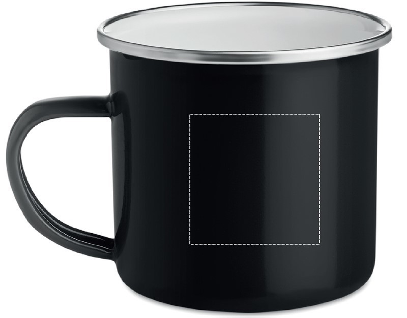 Tazza di metallo smaltato left handed 03