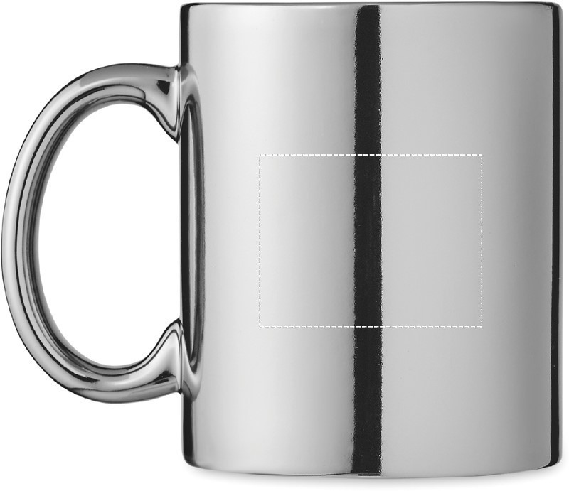 Tazza in ceramica metallica left handed 17