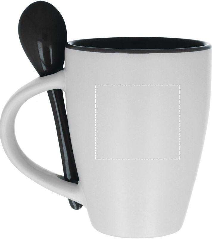 Tazza bicolore con cucchiaino left handed 03