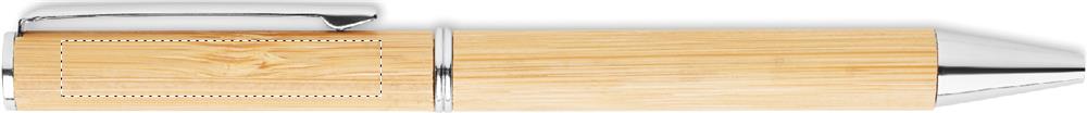 Penna a sfera in bamboo clip left handed 40