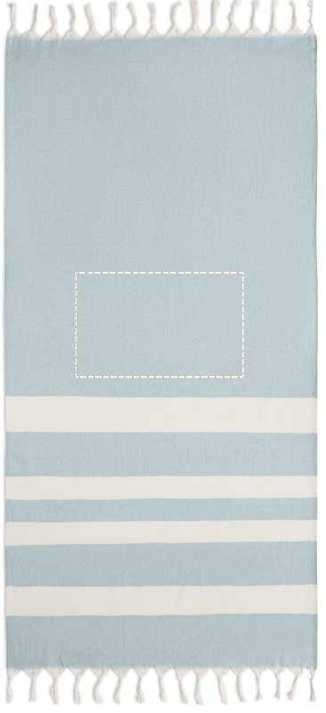 Asciugamano Hamman 140 gr/m towel center back 04