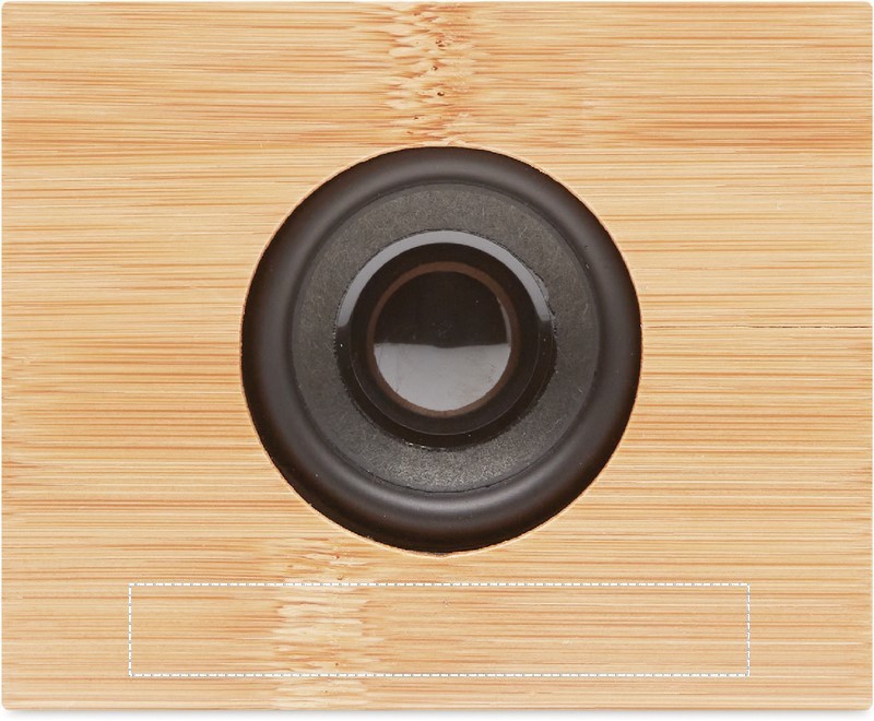 Speaker in bamboo senza fili 5. front side 2 40