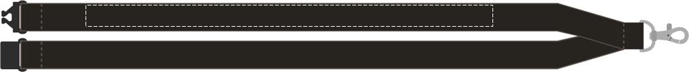 Lanyard con gancio in metallo both straps back 03