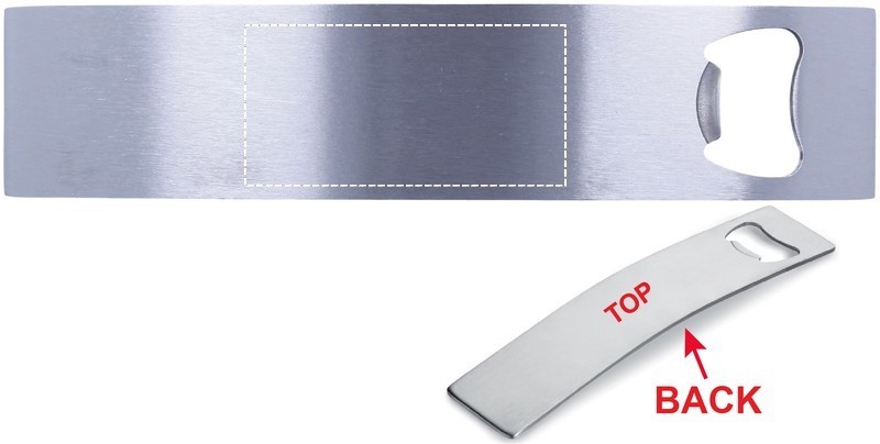 Apribottiglie in acciaio inox back 16