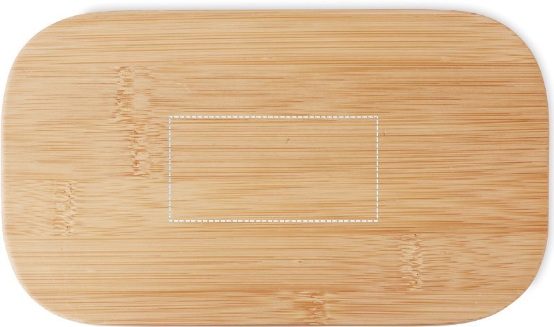 Portapranzo in bamboo. 1000ml lid pad 40