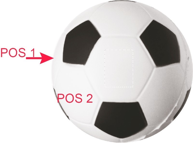 Antistress 'pallone da calcio' white segment 3 33