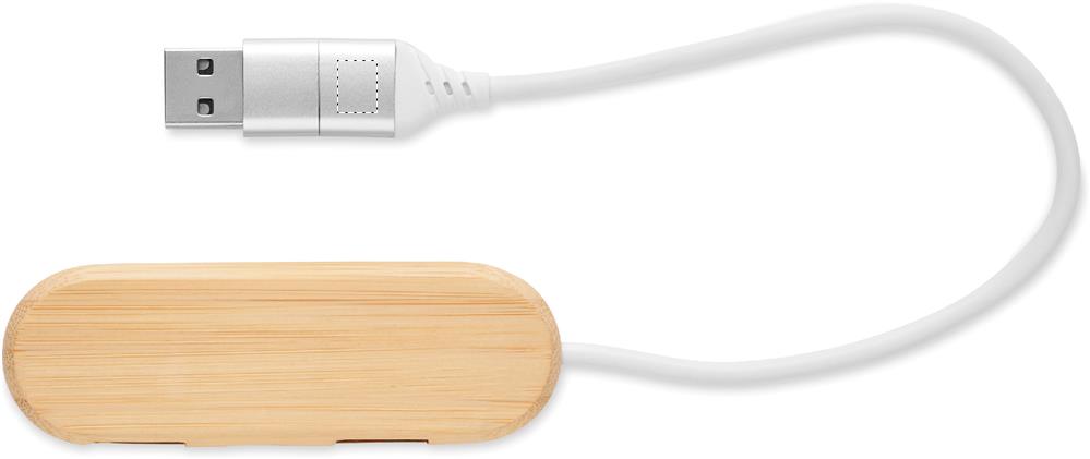Hub USB a 3 porte plug side 2 40