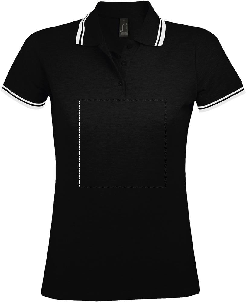 Polo donna PASADENA 200g front bc