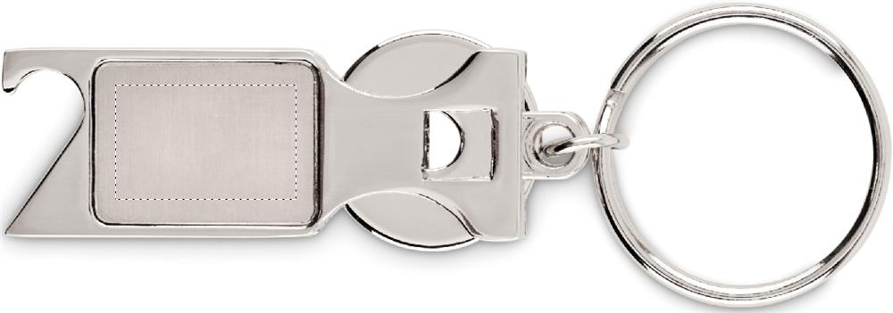 Portachiavi con gettone euro side 1 16