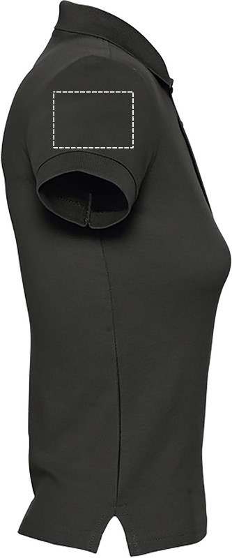 PEOPLE WOMEN POLO 210g arm right bk