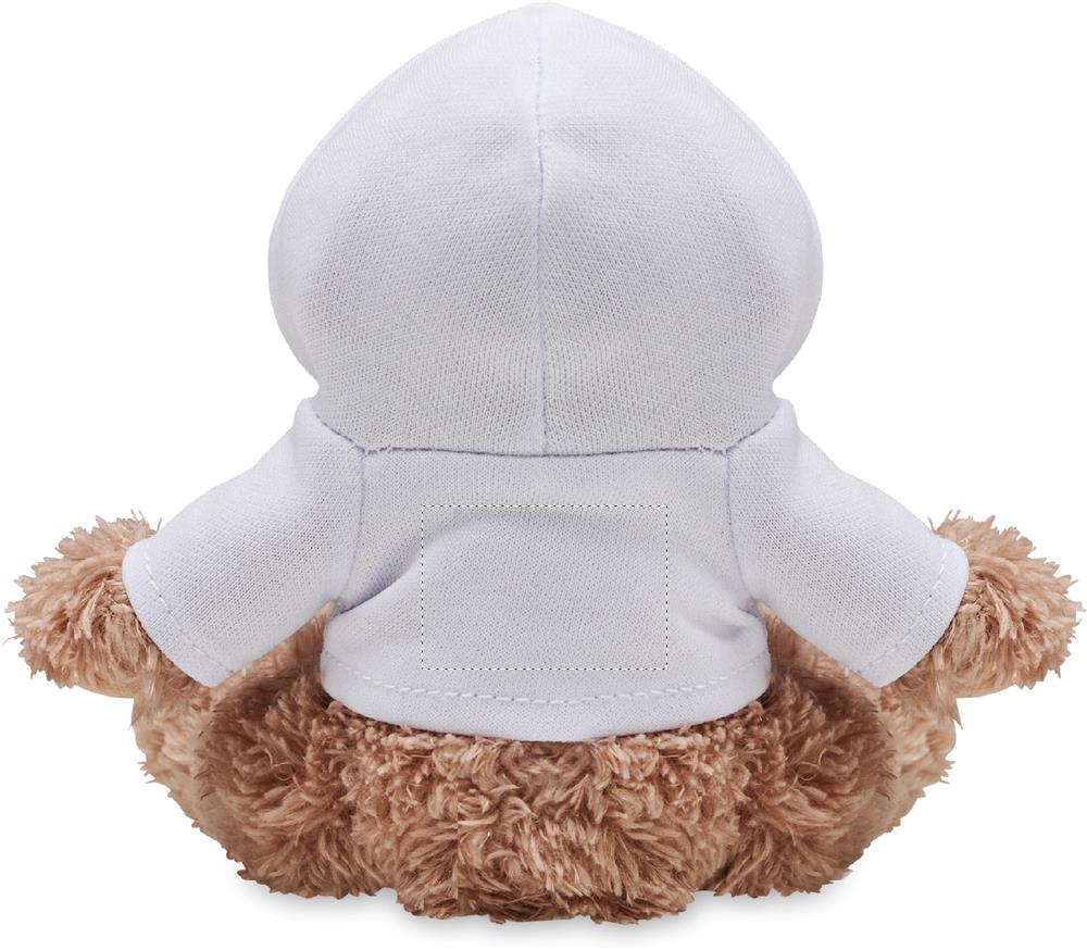 Peluche a forma di cane back 06