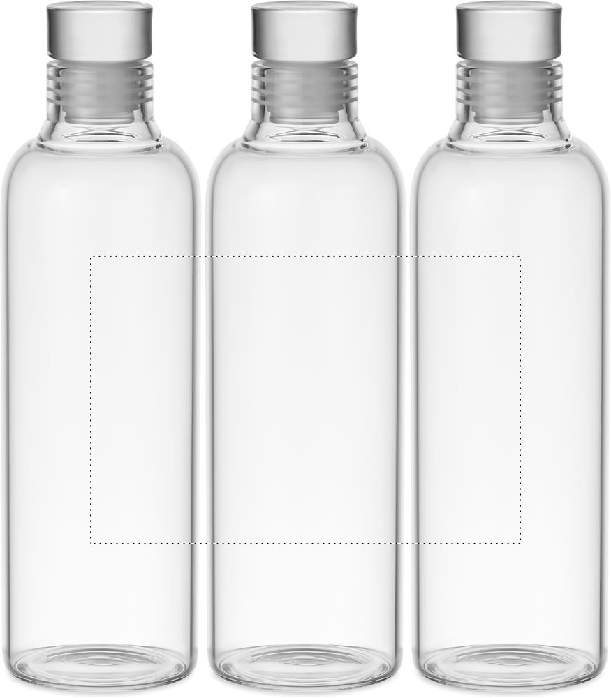 Bottiglia in borosilicato 500ml roundscreen 22