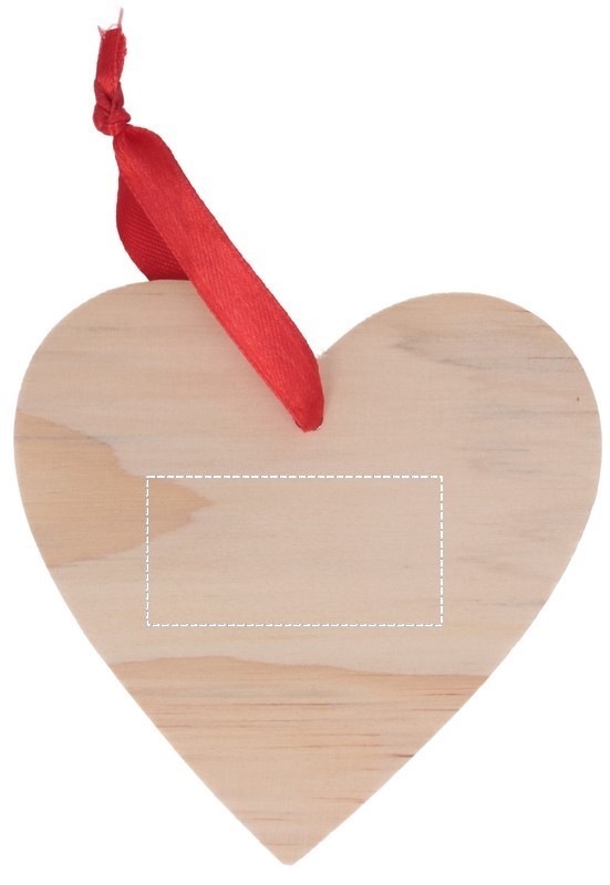 Decorazione a forma di cuore front 40