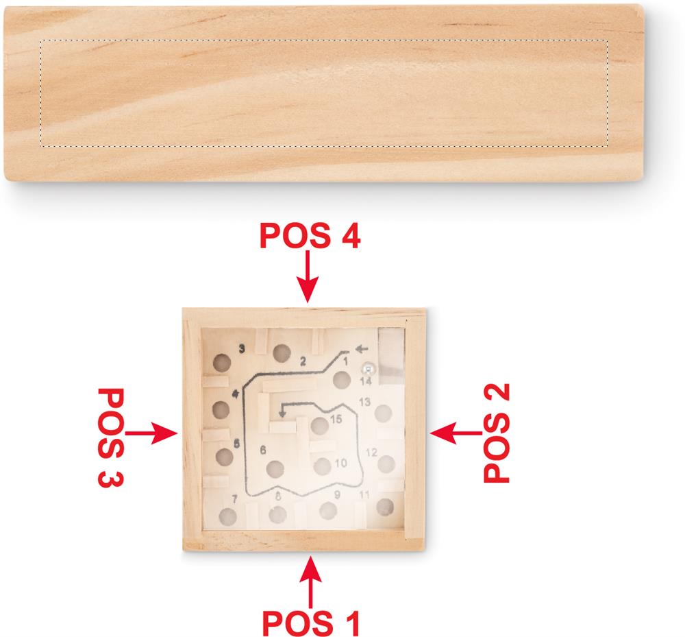 Gioco del labirinto in legno side 4 40