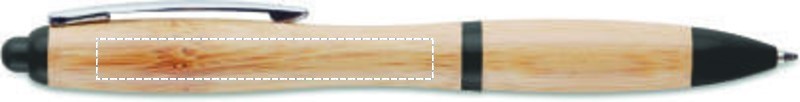Penna a sfera in ABS e bamboo left handed 03