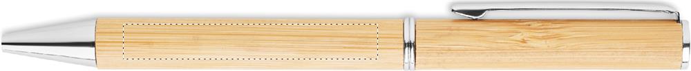 Penna a sfera in bamboo barrel right handed 40
