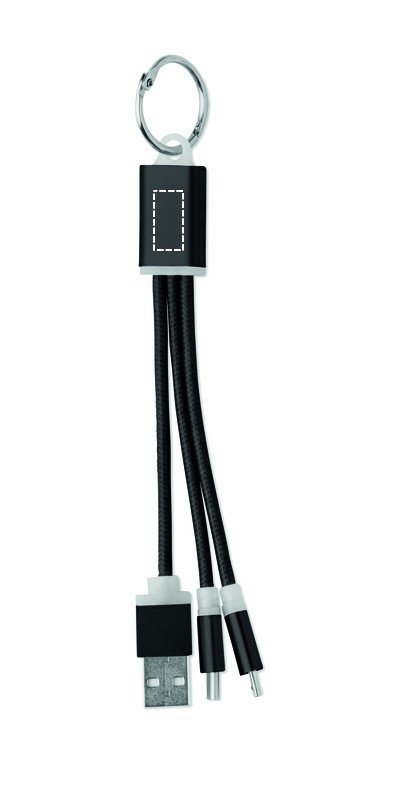 Cavo con 3 connettori front 03