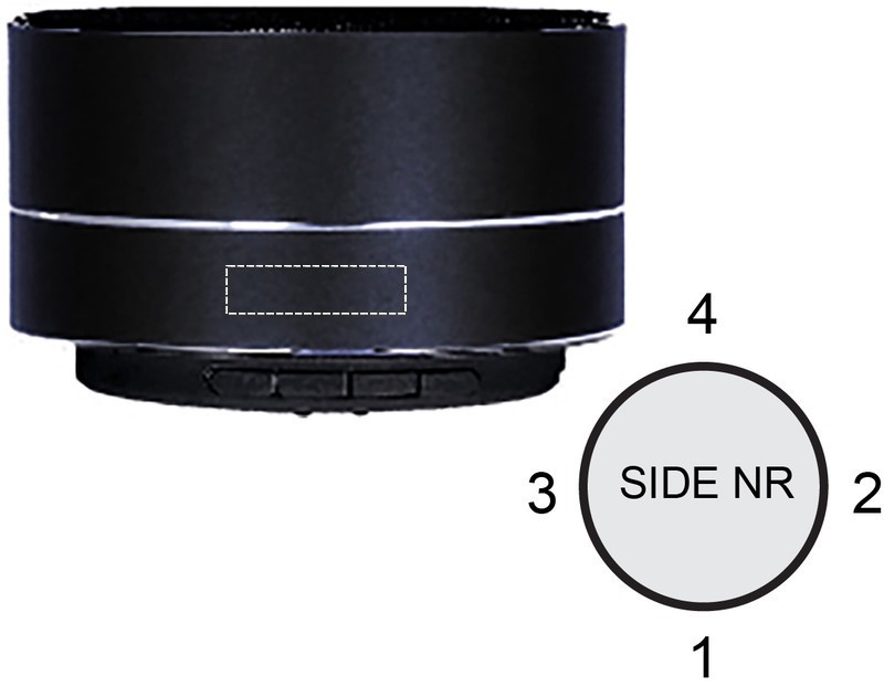 Speaker 3W in alluminio side 1 lower 03