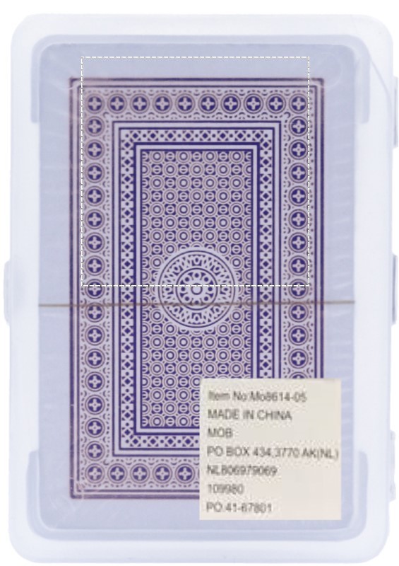 Carte da gioco in box in PP bottom 04