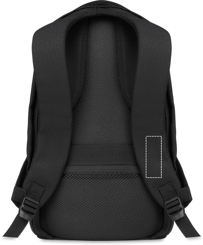 Zaino in RPET 600D shoulder strap left 03